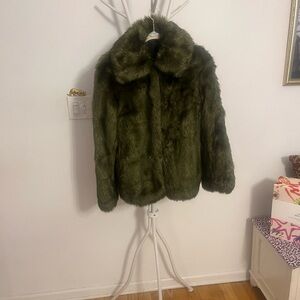 & Other Stories Olive Teddy Jacket